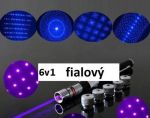Fialovy modry laser 6v1 350mw na AAA batérie
