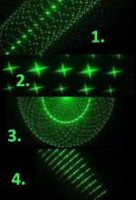 Zelený laser 5v1 350mw na AAA batérie (green laser) – fotka 2